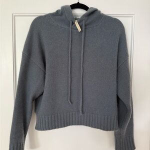 Steele Blue Aritzia Babaton Cashmere Hooodie